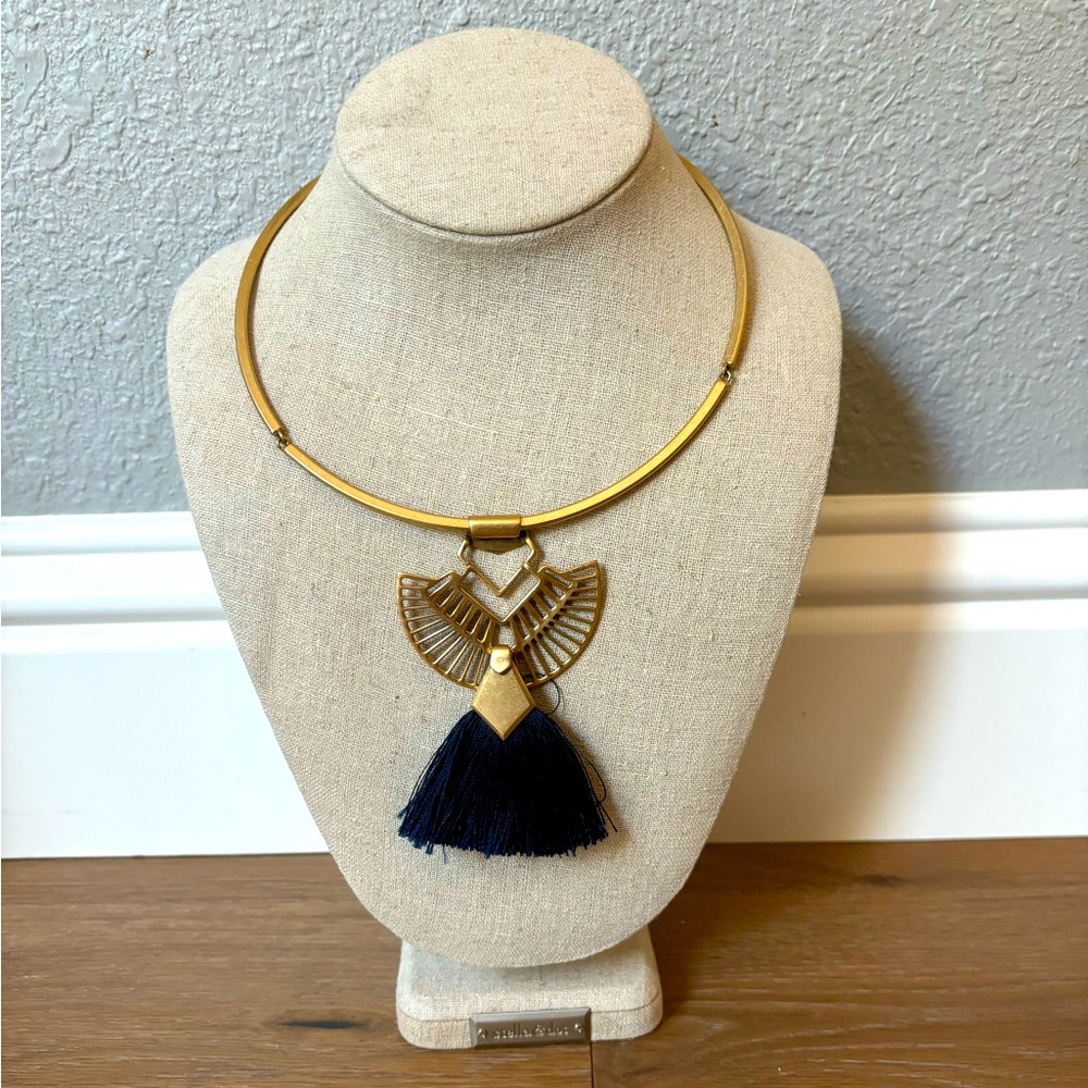 Stella & Dot Aida Tassel Necklace